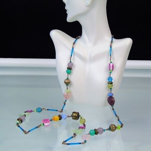 Vintage Iris Lane Long Necklace - Picture 2 of 8